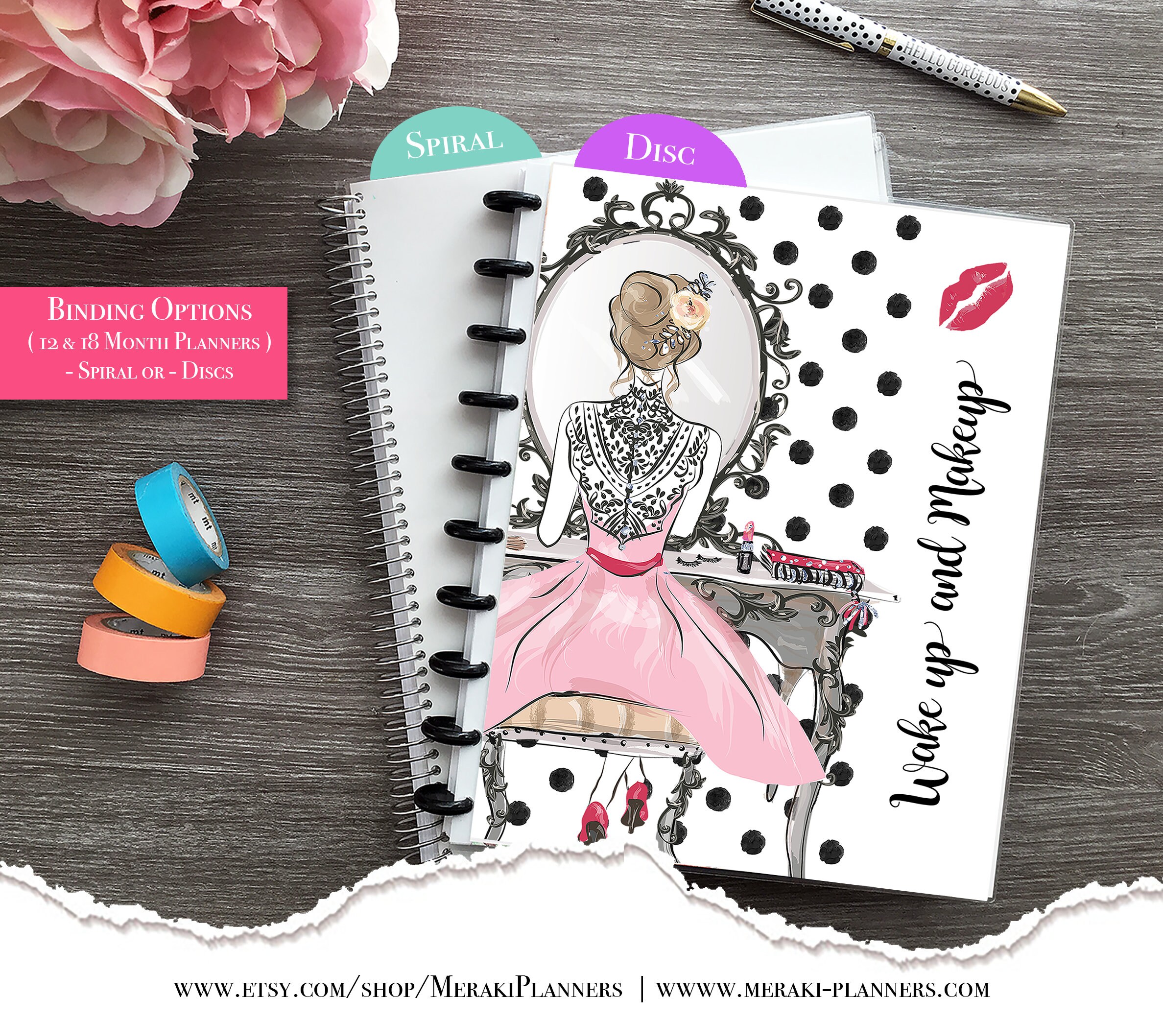 Makeup Artist Appointment Book 6 Columns Appointment List