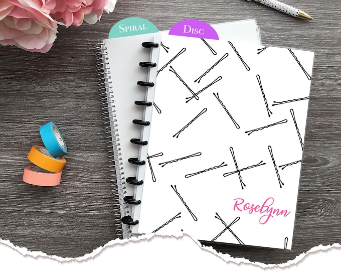 Appointment Book Meraki Planners 2025- 2026 Salon Planner Daily Checklist, Monthly and Weekly Calendar  - Bobbi Pins