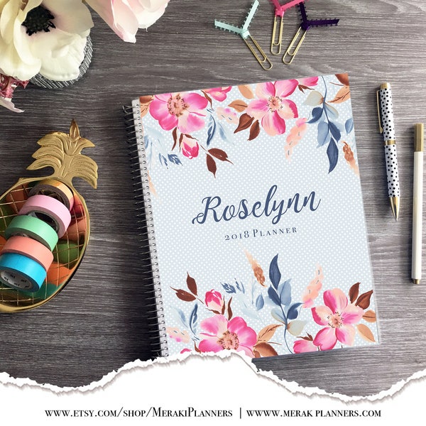 2024 Planner Flowers Etsy