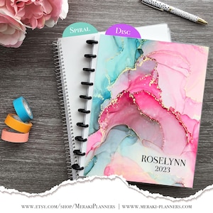 Książka wizyt, spersonalizowana, planer checklist, 2025-2026, planer salonu fryzjerskiego, codzienny harmonogram checklist, kalendarz tygodniowy - Sweet Dreams II