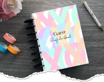 Meraki Planners - Client Profile Book | Beauty Salon - Discbound - XoXo Hairstylist Gift