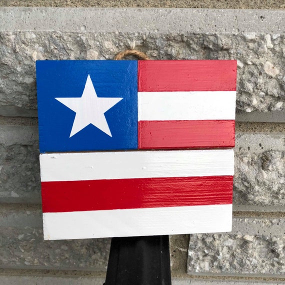 Mini American Flag Barn Quilt Etsy