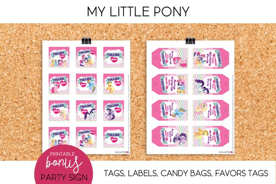 my little pony tags