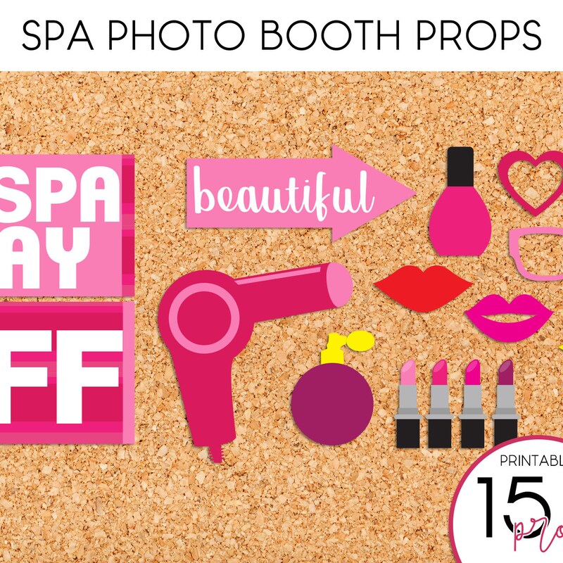 Spa Party Photo Booth - Etsy