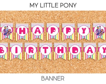 My Little Pony New Generation, Party Banner -  PRINTABLE