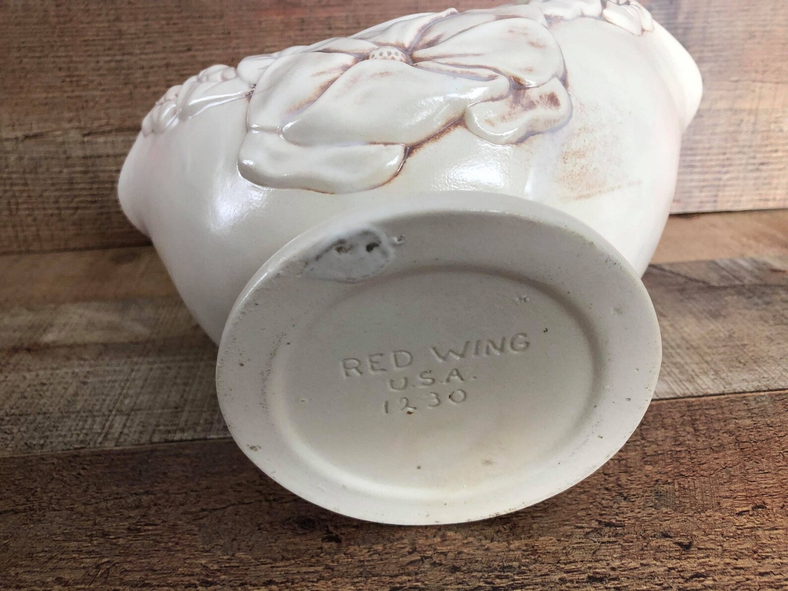 Red Wing Pottery Magnolia Pattern Etsy