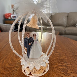 Antique Military Wedding Cake Topper Navy WWII 1940’s