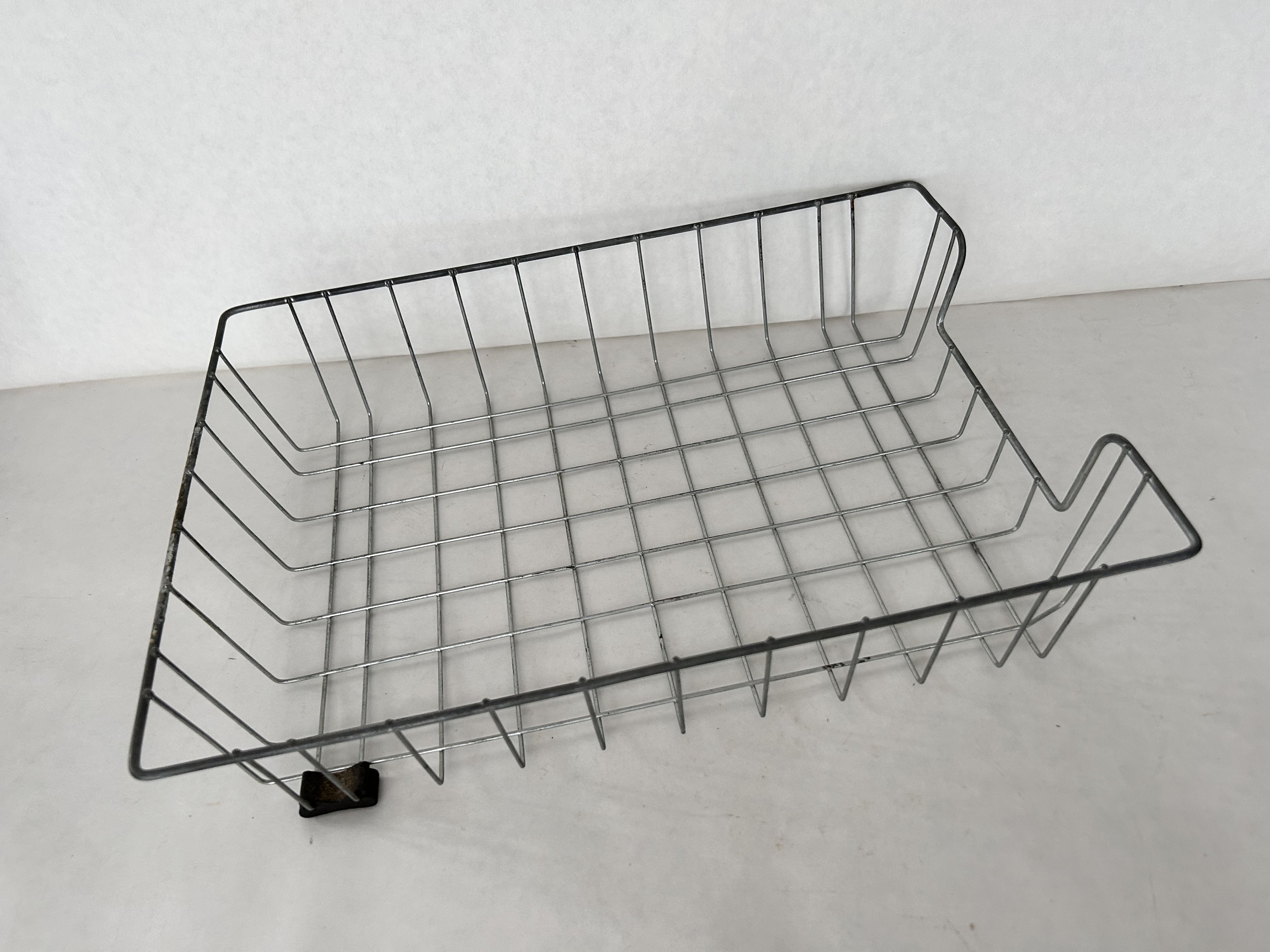 Vintage Office Mail Baskets Metal Letter Baskets Etsy