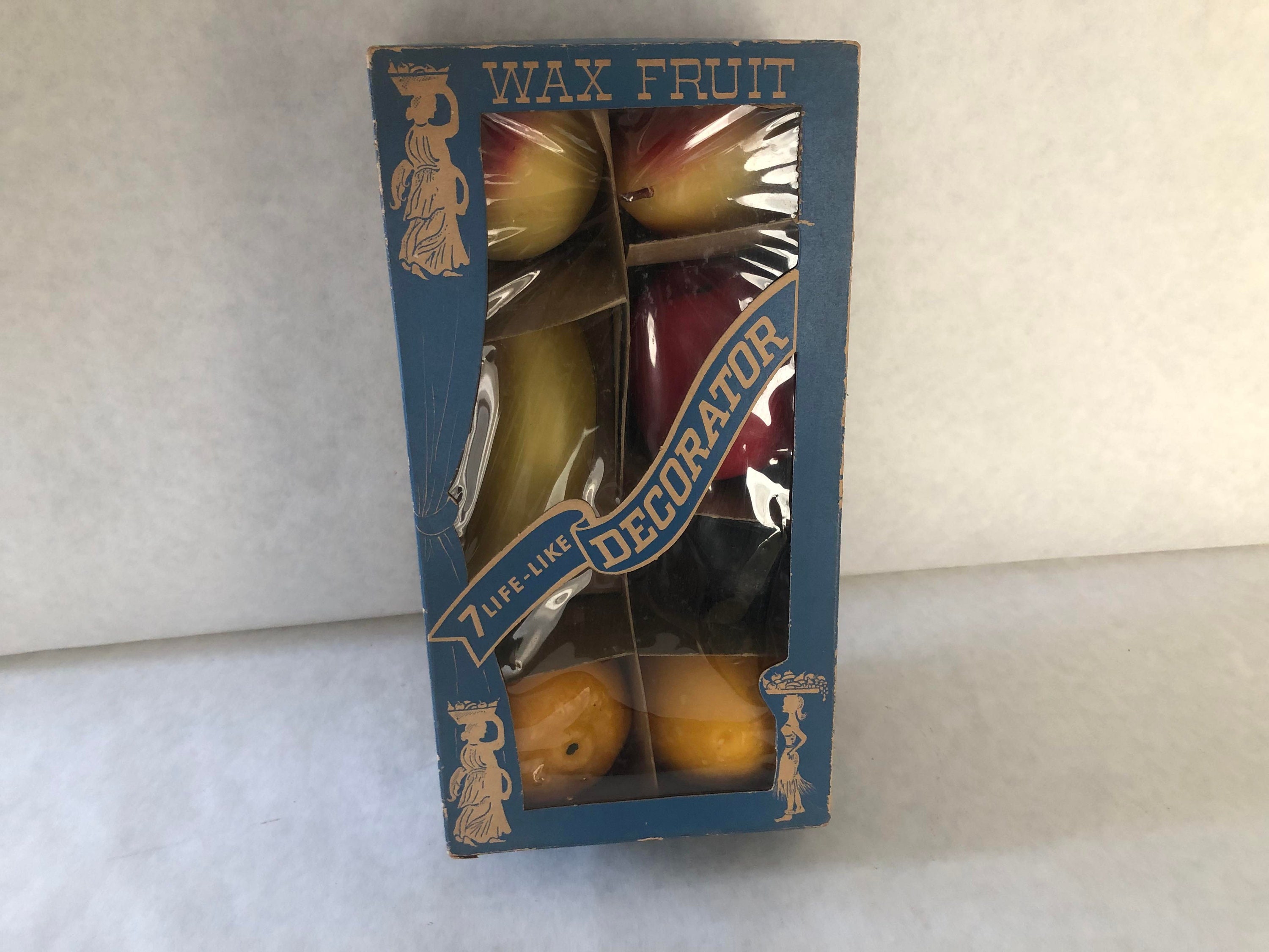 Vintage Wax Fruit in the Original Box 1960 Etsy