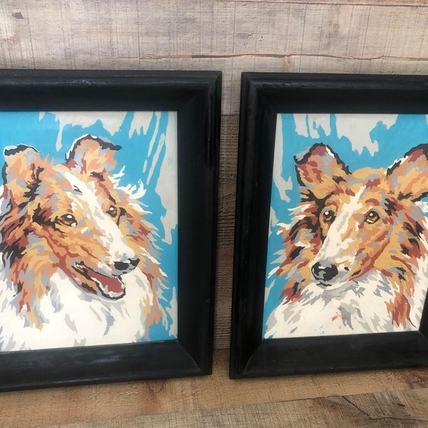 Paint by Number Dog Etsy