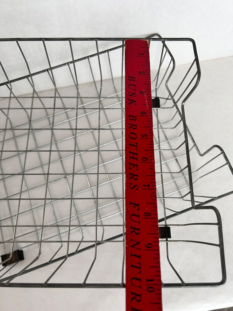 Vintage Office Mail Baskets, Metal Letter Baskets Etsy