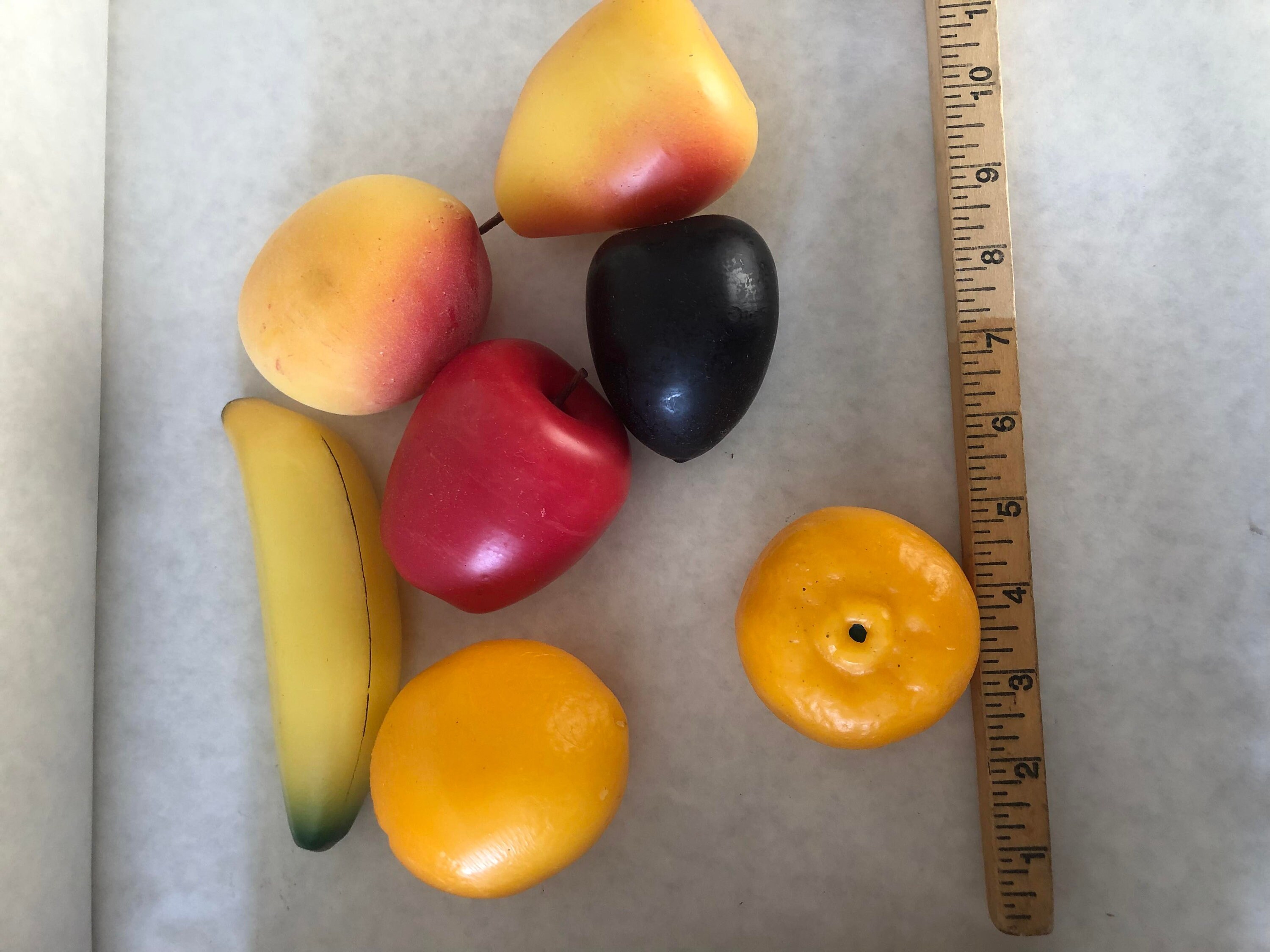 Vintage Wax Fruit in the Original Box 1960 Etsy