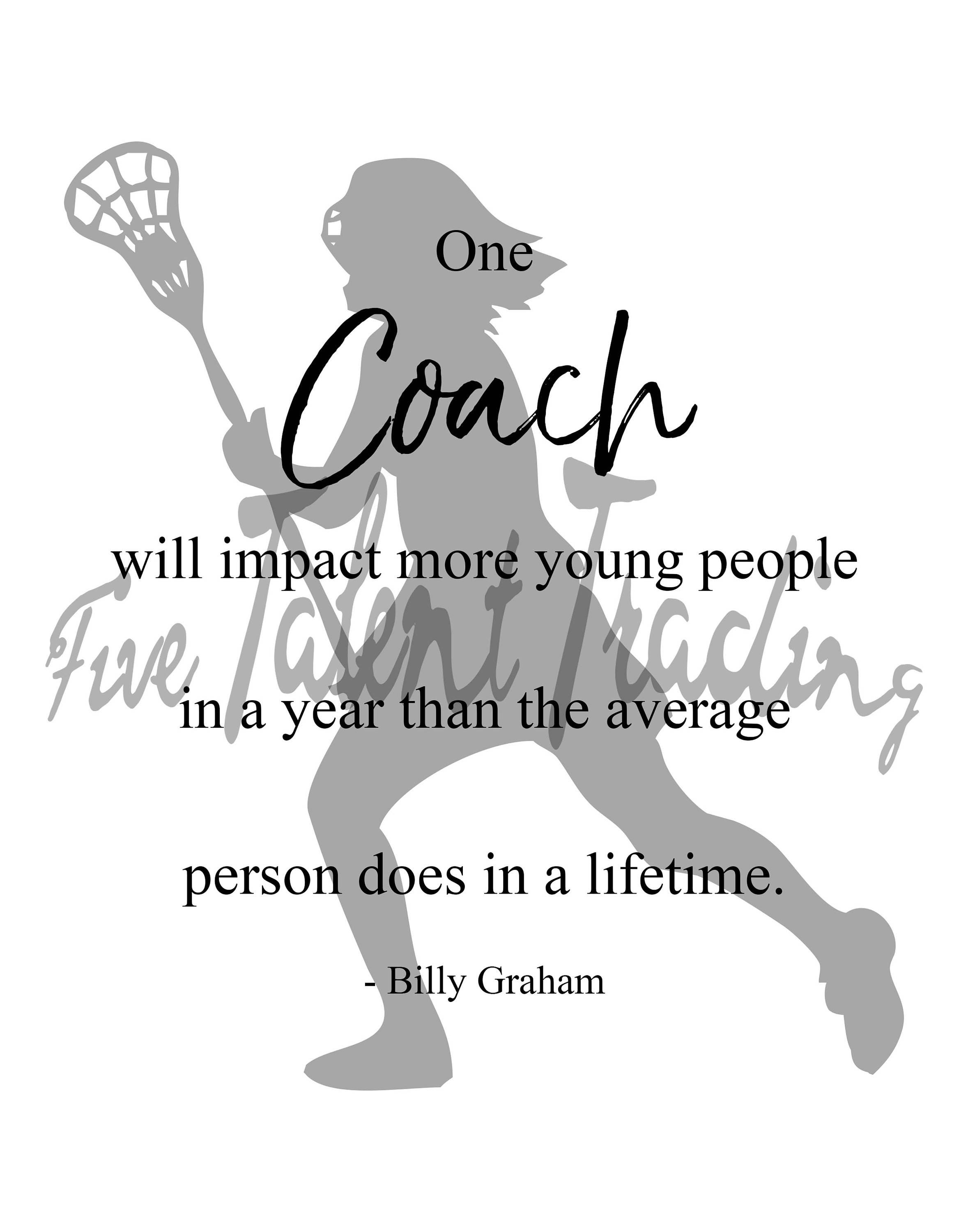 Lacrosse Coach Gift Lacrosse Gift Lacrosse Coach Girls Etsy