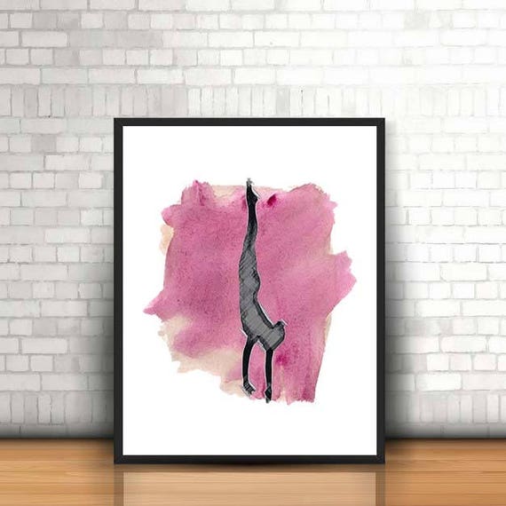 Gymnastics Wall Print Gymnastics Room Decor Gymnastics Etsy