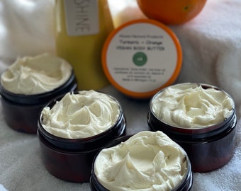 Turmeric & Sweet Orange Whipped Body Butter - 4 oz