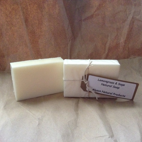 Lemongrass & Sage Natural Soap