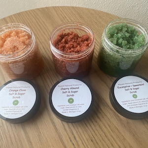 Natural Salt & Sugar Hand and Body Scrub