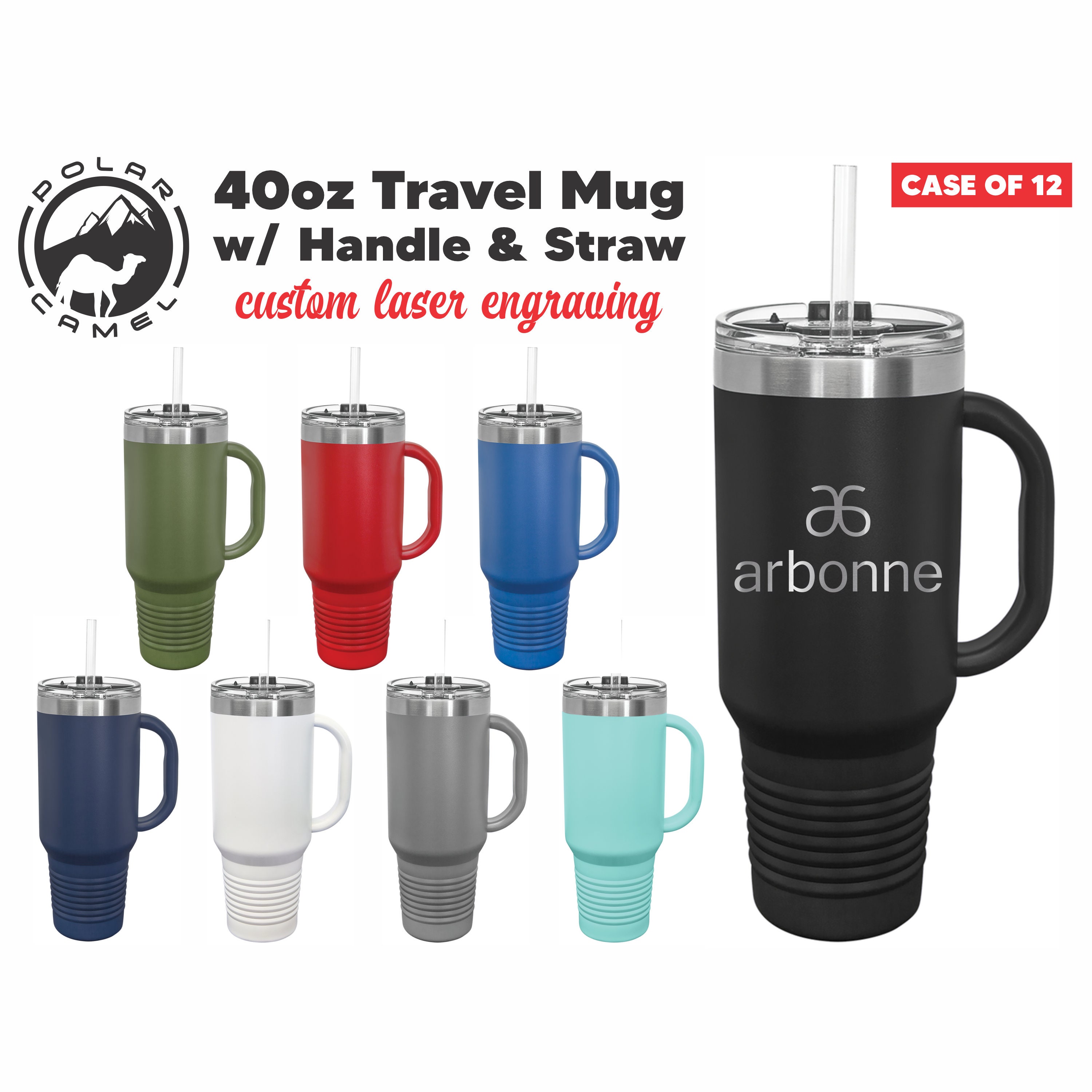 Personalized 40oz Tumbler With Handle & Straw, Custom Engraved Tiktok Cup,  Gift for Her, 40 Oz Travel Mug, Not Stanley Brand Quencher 