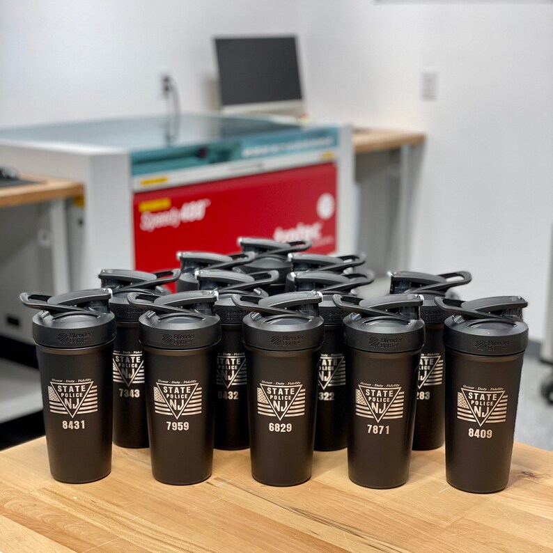 Stainless Steel Blender Bottles FREE Laser Engraving Etsy