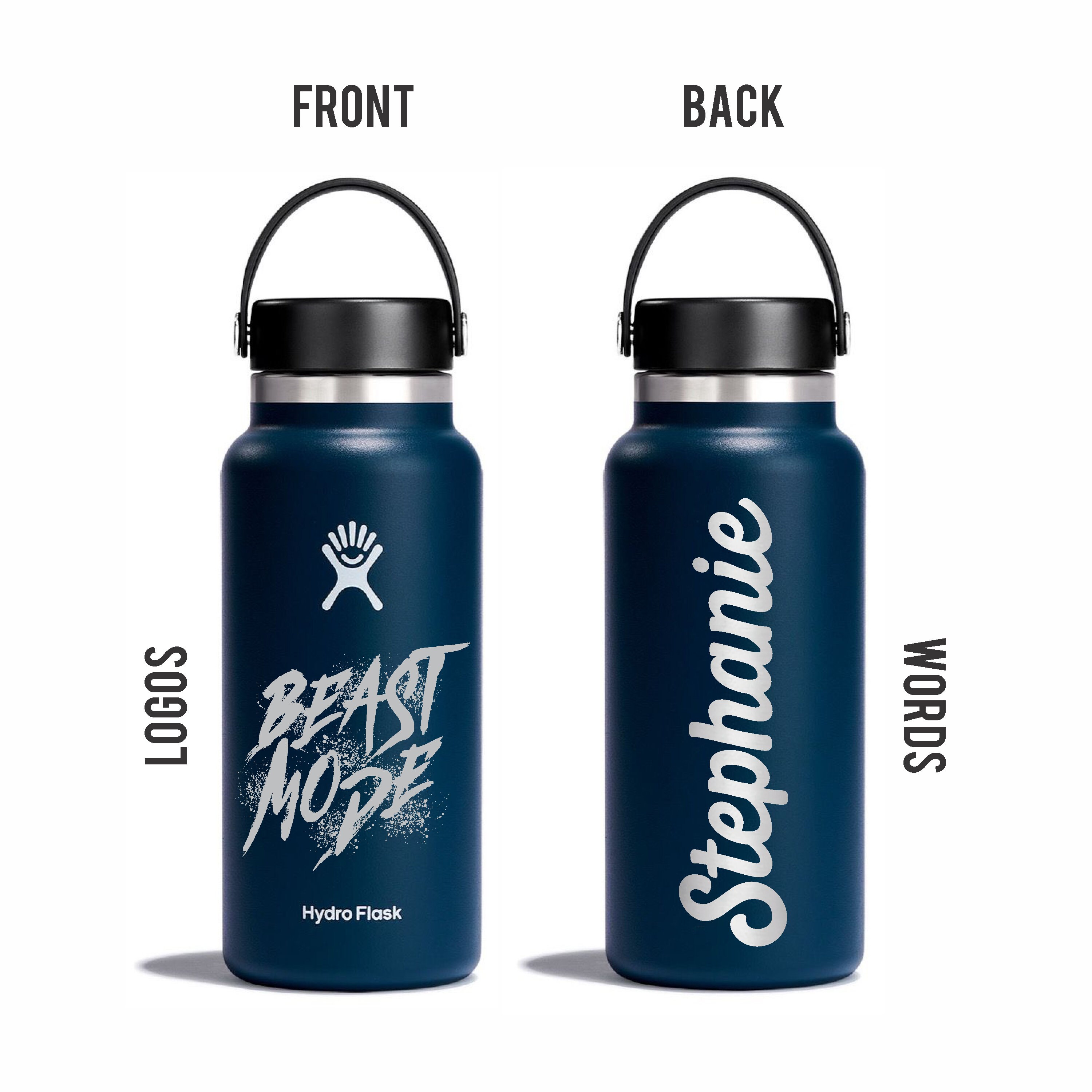 Hydro Flask 40oz Laser Engraved Bottles FREE Laser Engraving