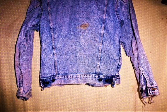 levis denim jacket vintage size mens medium - image 6