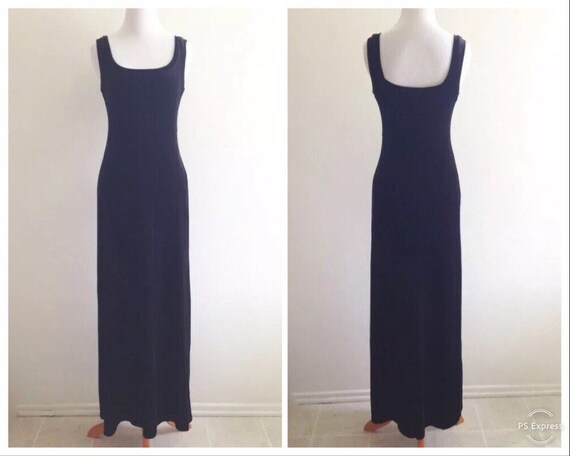 bcbg black velvet dress
