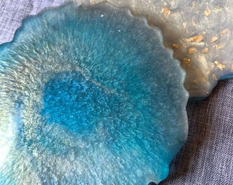 Resin Geode Coaster - Resin Coaster Set