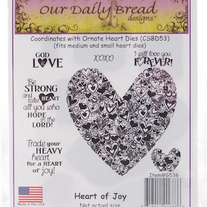 Kolekcja znaczków Heart of Joy Cling Stamp Nasz chleb powszedni NOWE rysunki miłosne szkic sztuka walentynki ślub rocznica przyjęcie zaproszenie kartka notatka