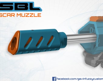 Nerf SBL Blaster SCAR muzzle