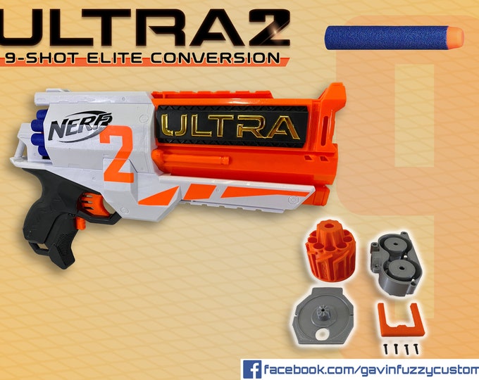 Nerf Ultra 2 9shot Elite Conversion Kit Etsy