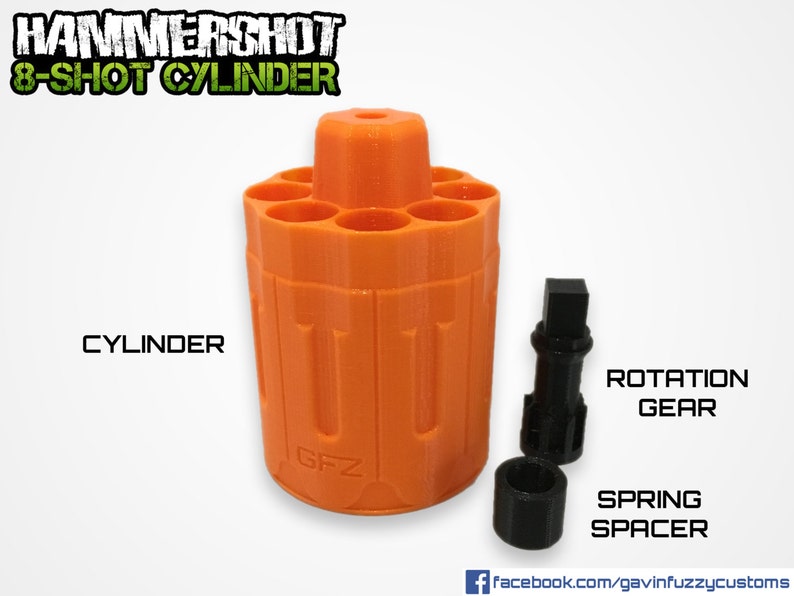 Nerf Hammershot 8-Shot Cylinder image 3