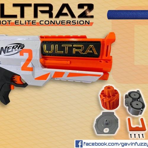 rammelaar Schepsel Boek Nerf Ultra 2 9-shot Elite Conversion Kit - Etsy