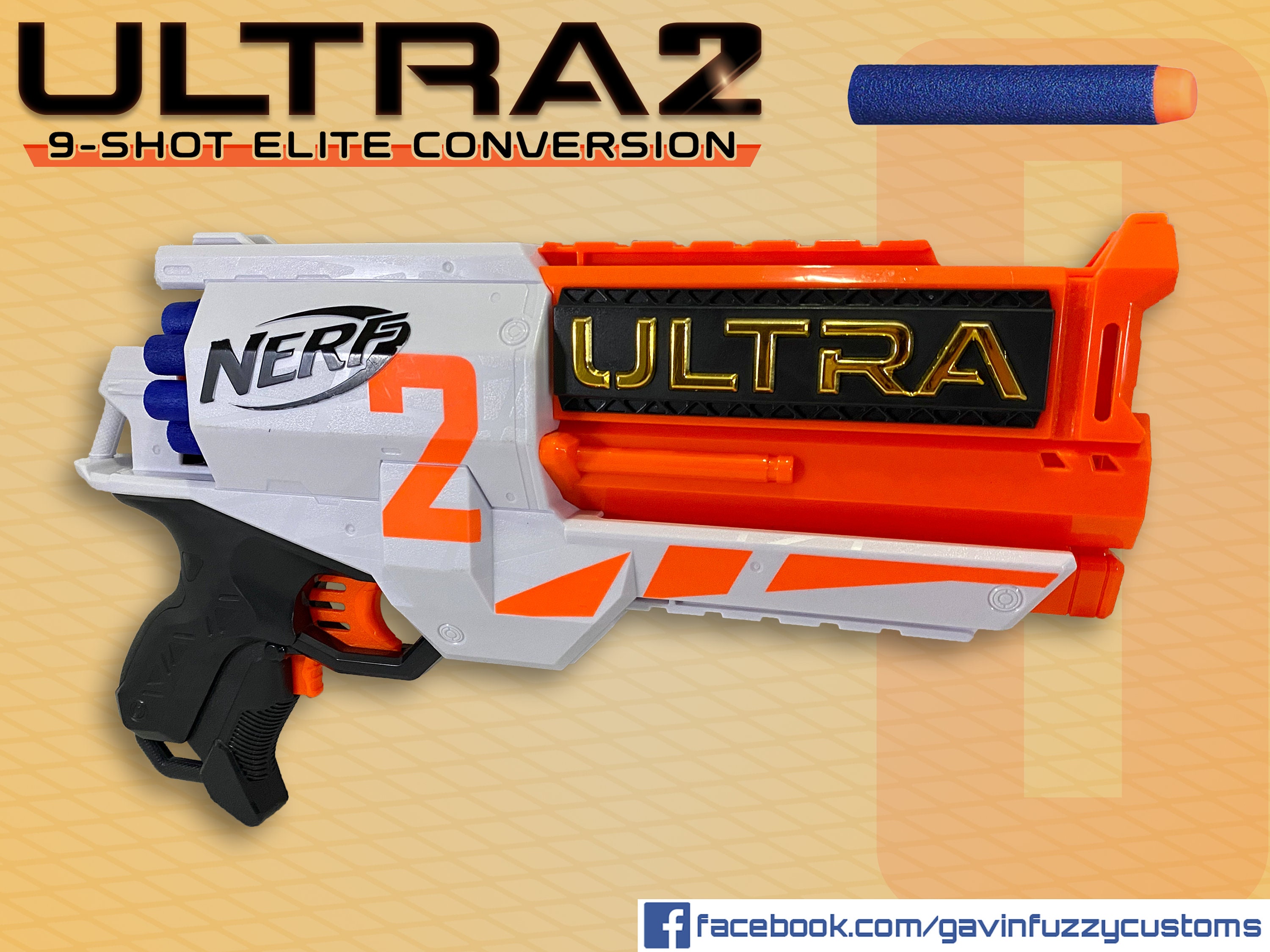 Nerf 2 9-shot Elite Conversion - Etsy