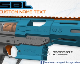 SBL Blaster Custom Name Text