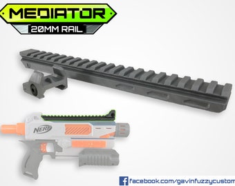 Nerf Mediator Top 20mm Rail + Front Sight