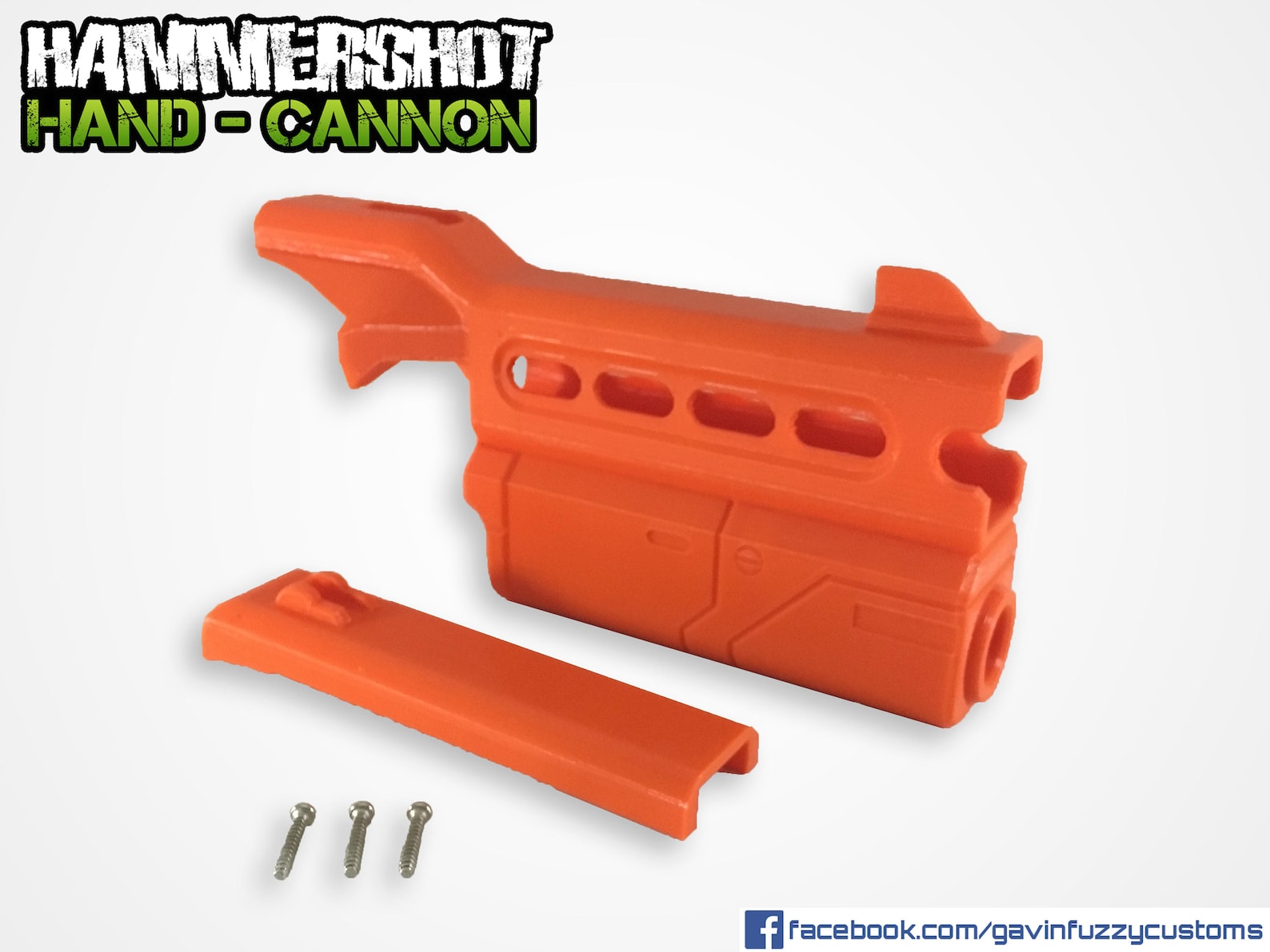 Nerf Hammershot Hand Cannon Barrel Kit Etsy