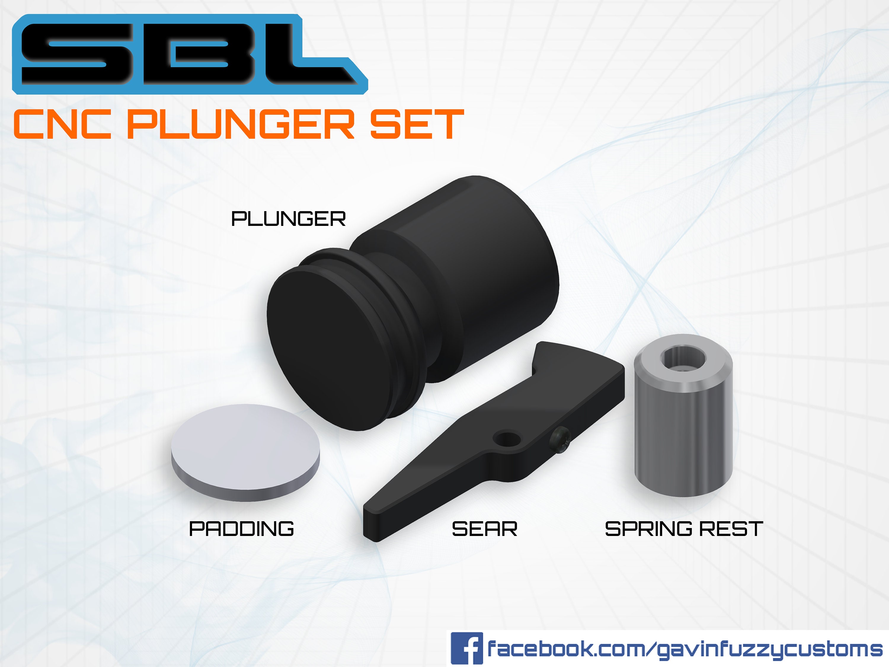SBL Blaster CNC Plunger Set Upgrade
