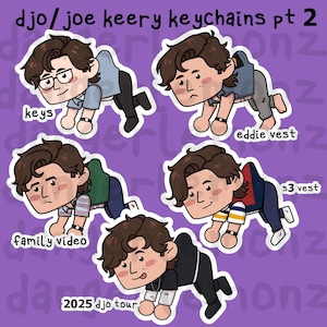 DJO/Joe Keery Dangling Keychains Set 2