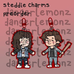 PREORDER Steddie mini acrylic charms