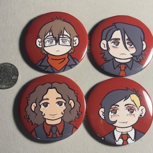 MCR My Chemical Romance Revenge Era 2.25 Inch Buttons & Stickers
