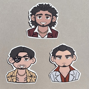 Yakuza chibi stickers