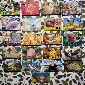 Upcycled Poke Magnets - Normal/Fairy/Flying Types