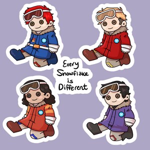 My Chemical Romance MCR Doll Stickers || Every Snowflake, Desolation Row, WWWY Fest Day 1