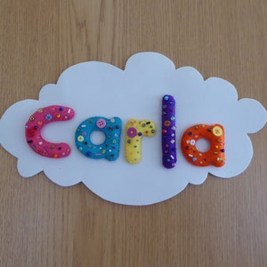 Baby felt letters 5 letras