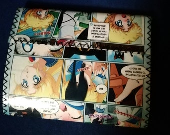 Comic wallet sailor moon / shin chan