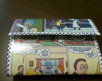 Comic wallet Rick & Morty / Masters of universe