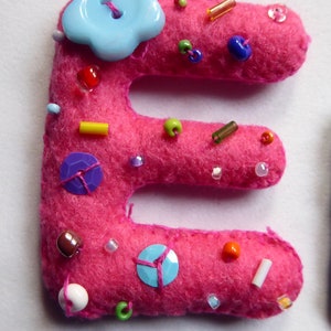 Baby felt letters image 4