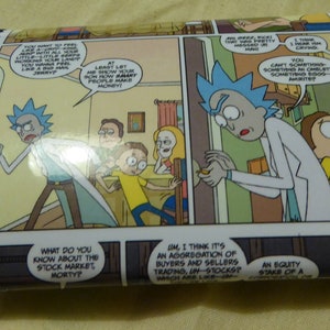 Cartera de cómic Rick y Morty / Masters del Universo He-Man / supermario imagen 3