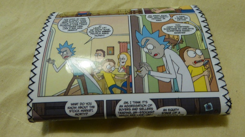 Cartera de cómic Rick y Morty / Masters del Universo He-Man / supermario imagen 3