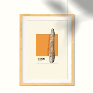 A4 digital print suitable for Carrot kitchen